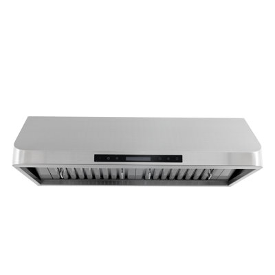 PROLINE 48-Inch Professional Under-Cabinet Range Hood, Commercial Quality, Ducted, 900 CFM, Stainless Steel, LED Lights, LCD Touch Control, ULTRA-QUIET Blower Motor, 6 Speed
