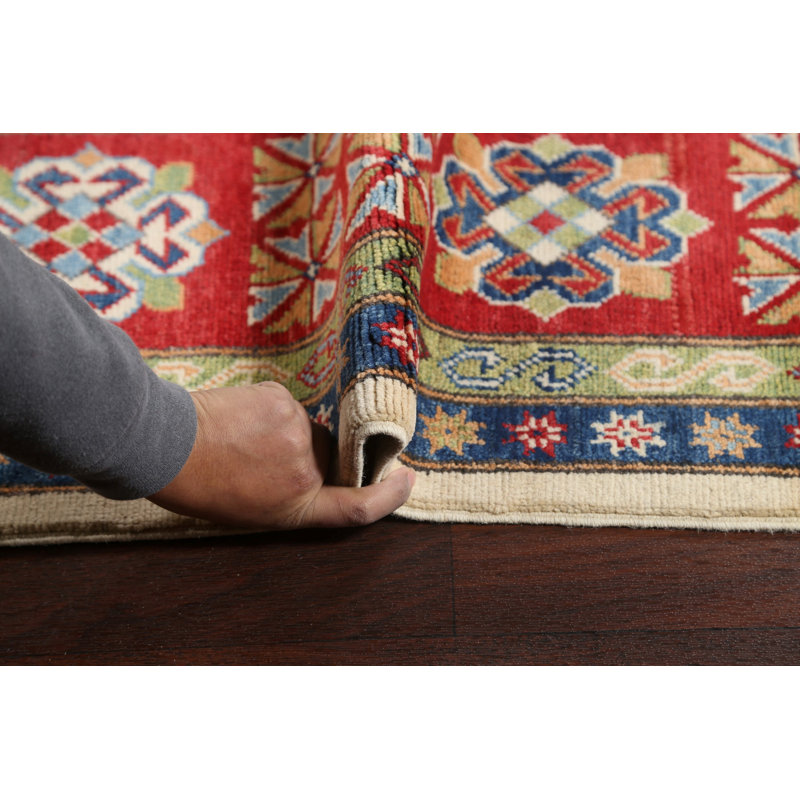 Tapis ivoire noué à la main de conception unique 10 pi 1 po x 15 pi 4 po