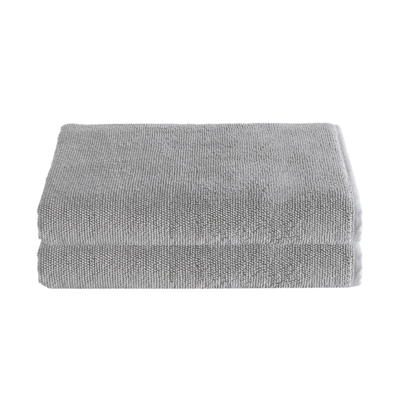 LERINS Turkish Cotton Bath Sheet, Silver