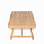 Table basse de patio en bois d'acacia