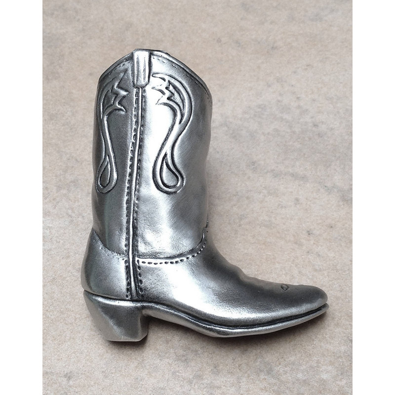 Oversized 5/2" Length Boot Novelty Knob, Brass