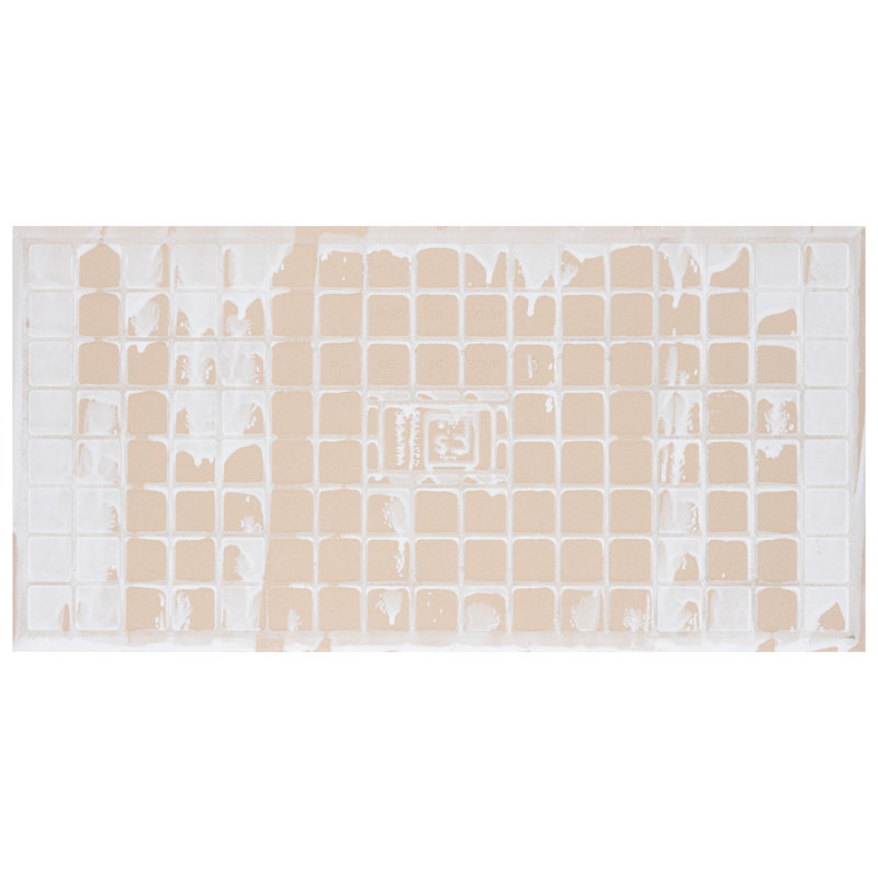 Kings Mud 8" x 16" Ceramic Vintage Subway Wall Tile, Beige