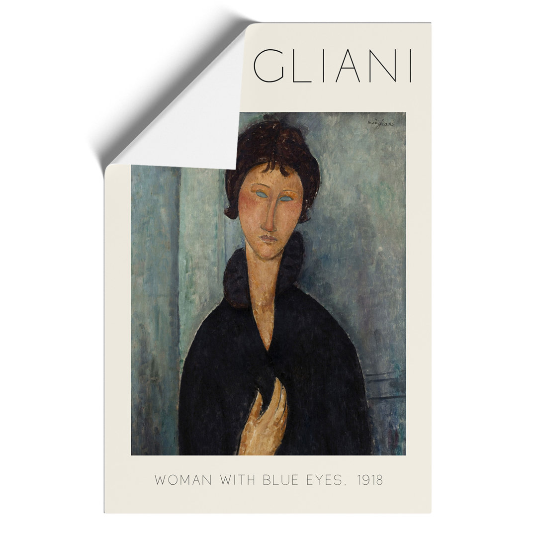 Portrait of a Woman Vol.8 by Amedeo Modigliani - Unframed Graphic Art