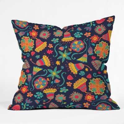 Coussin fleuri