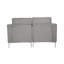 Canapé modulaire modulaire à deux places, canapé modulaire en velours côtelé, beige-67456371