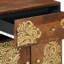 50cm W Solid Wood Bedside Table