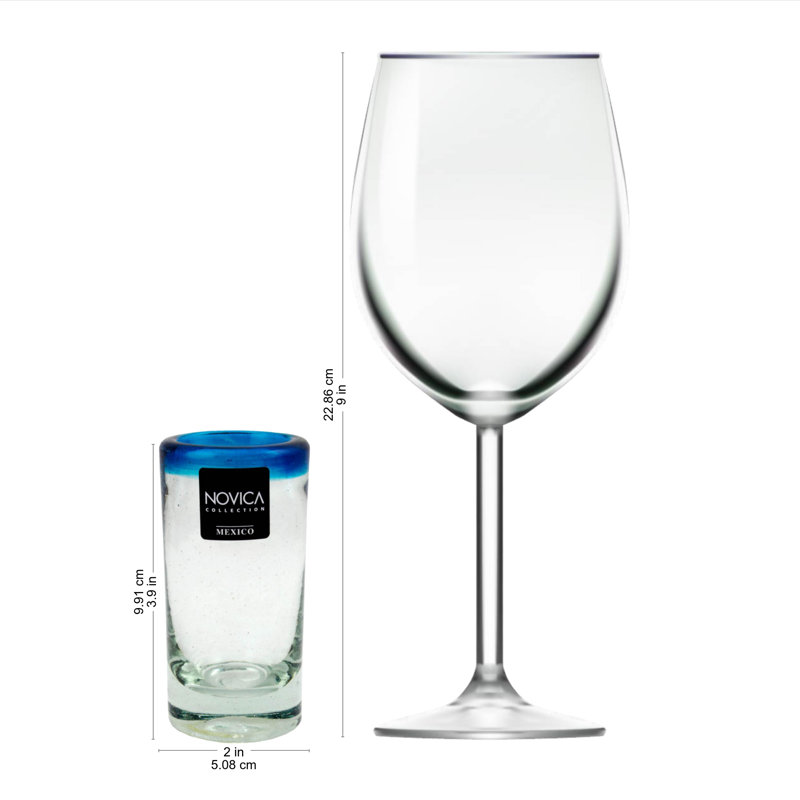 St. Mark"s Place 3oz. Stemless Wine Glass Set
