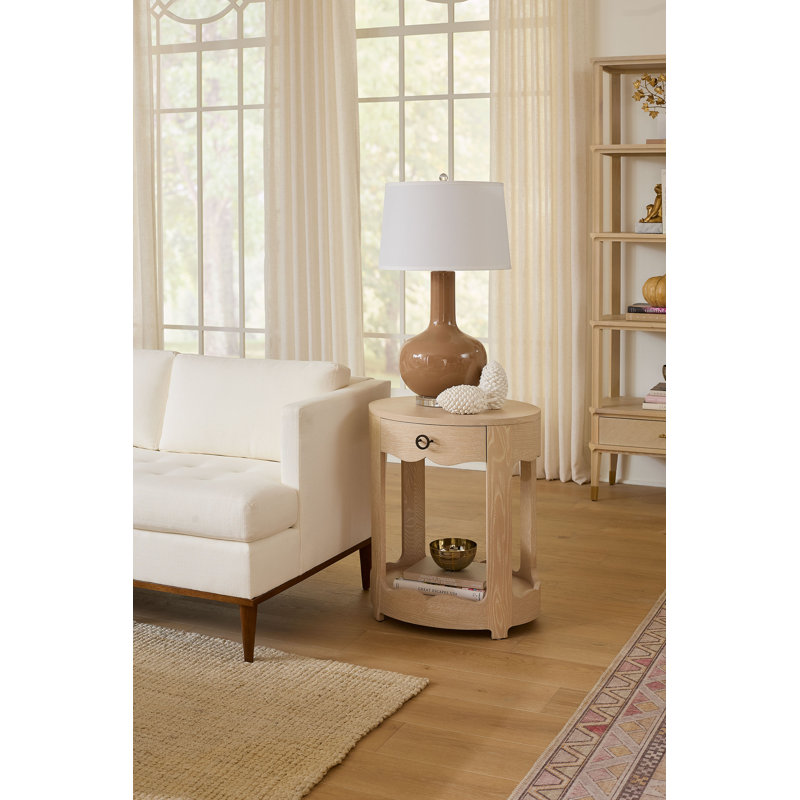Pablo Table Lamp, Smoked Truffle
