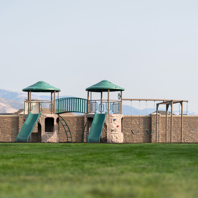 Double Adventure Tower With Monkey Bars
