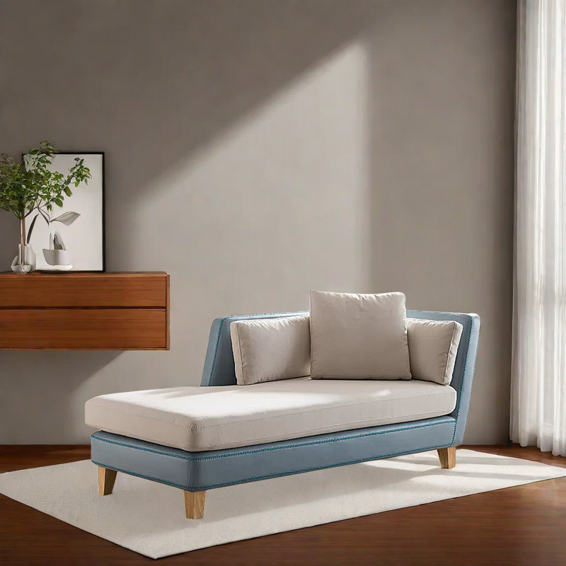 Sashalee, Mélange de polyester bleu / beige