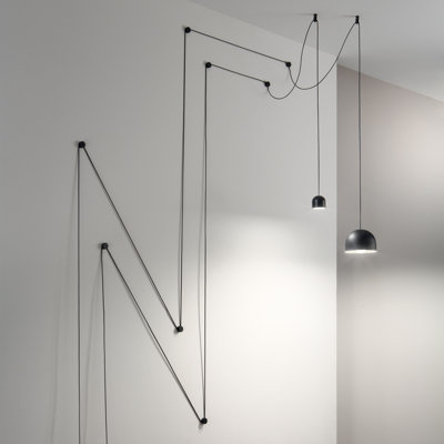 1 - Light Black Single Pendant