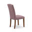 L'ensemble 5 pièces de table et chaises de cuisine comprend une table de salle à manger rectangulaire et 4 chaises de salle à manger Parson en lin Dahlia, acajou-716697743-716697742-798297265