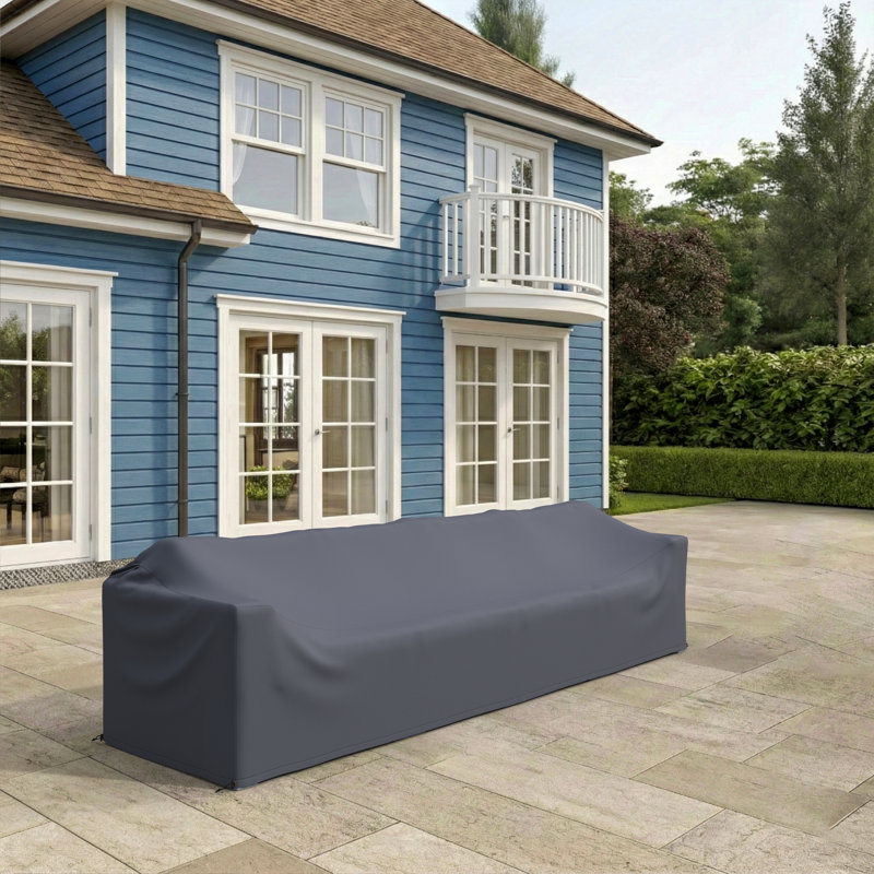 Demarest Fully Assembled 122'' Wide Outdoor Patio Sofa Cover