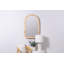 Brienne Arch Raffia Beveled Mirror