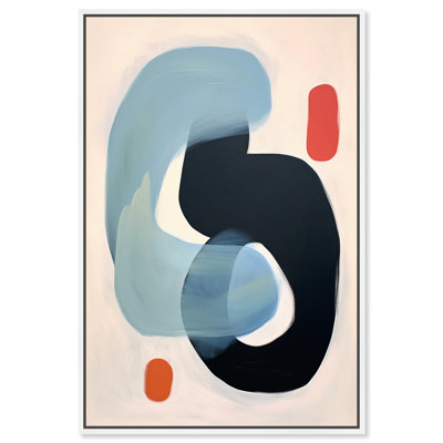 Modern Earbuds Abstract Shapes Trendy Wall Art by Art Remedy