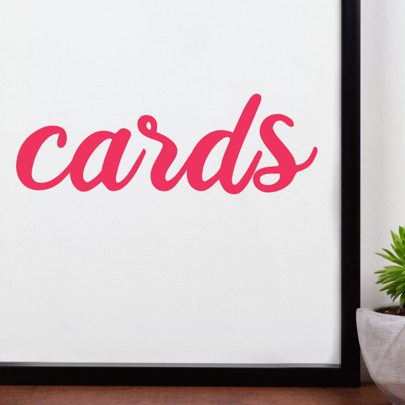 Wall Decal, Yes, Hot Pink