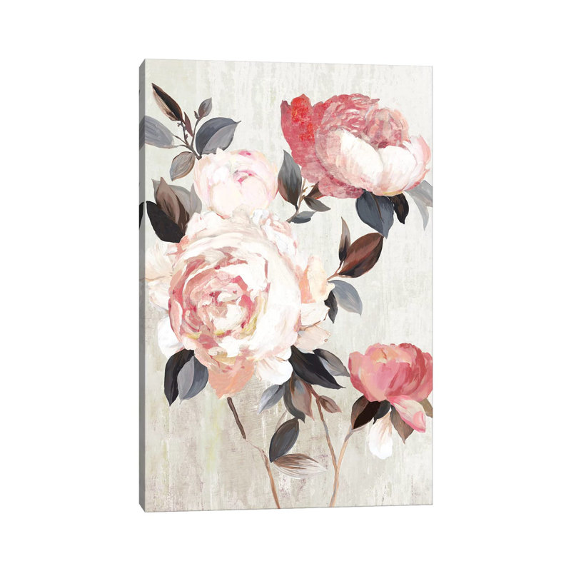 Bloom Of Blush by Asia Jensen - Wrapped Canvas Print