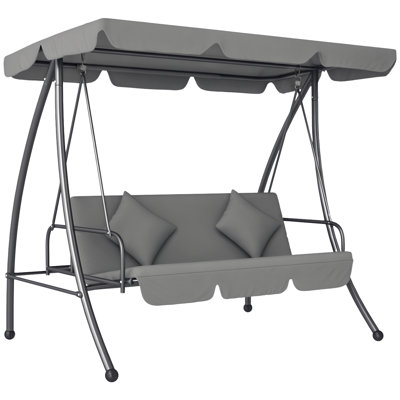 3 Person Porch Swing with Canopy