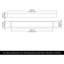 Porte-serviettes mural moderne en acier inoxydable sans perçage pour salle de bain 16 po Modern-69991860