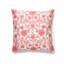 Ornamental Gate Silk Floral Square Pillow Cover & Insert-1619365838