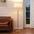 61.8" Dimmable Standard Floor Lamp With Remote and Bulb Included-149437609