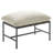 Raya Outdoor Patio Boucle Lounge Chair And Ottoman-107335482