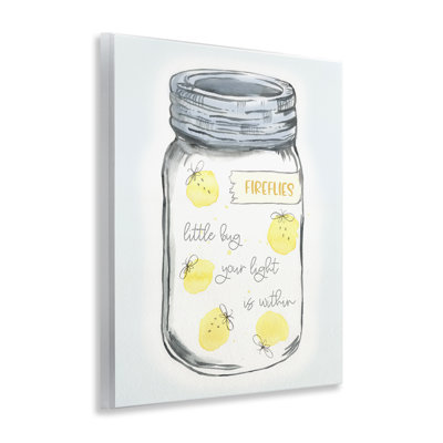 Firefly Light Phrase Wall Plaque Art by Connie Resch