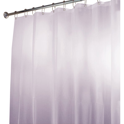 Rideau de douche simple en vinyle Siewert