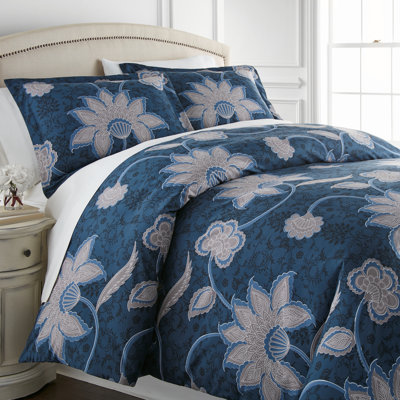 Ensemble d'édredon surdimensionné en duvet synthétique Grand Floral par Southshore Fine Linens