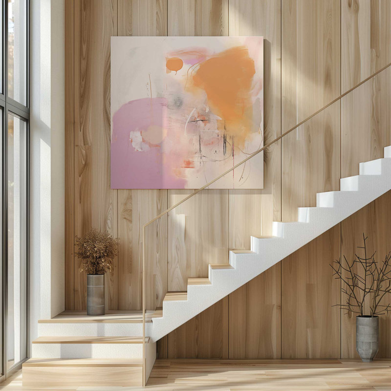 Cotton Candy Delight v1, grande impression sur toile, H 54 po x l 54 po