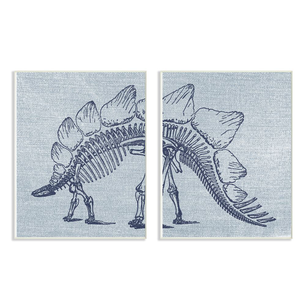 Tavares Dinosaur Bones 2 Piece Set by Daphne Polselli Kids Wall Décor (Set of 2) Isabelle & Max™
