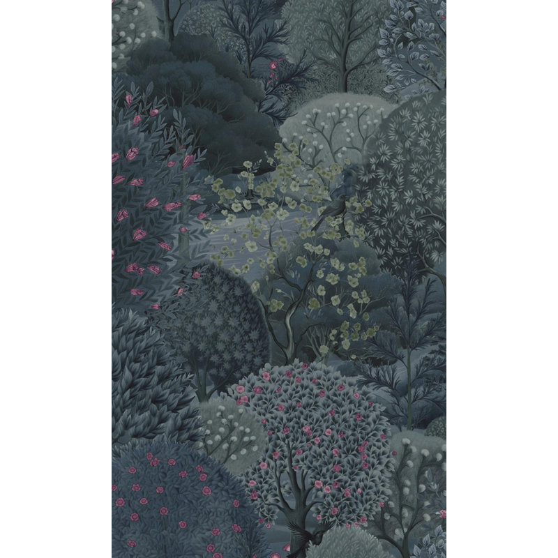 Rouleau de papier peint paysage L 33 pi x l 21 po, Mauve