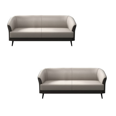 Merville 56.3'' Faux Leather Loveseat