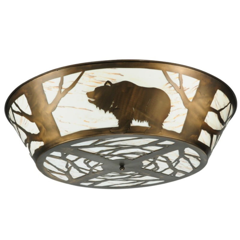 Janal Acrylic LED Semi Flush Mount
