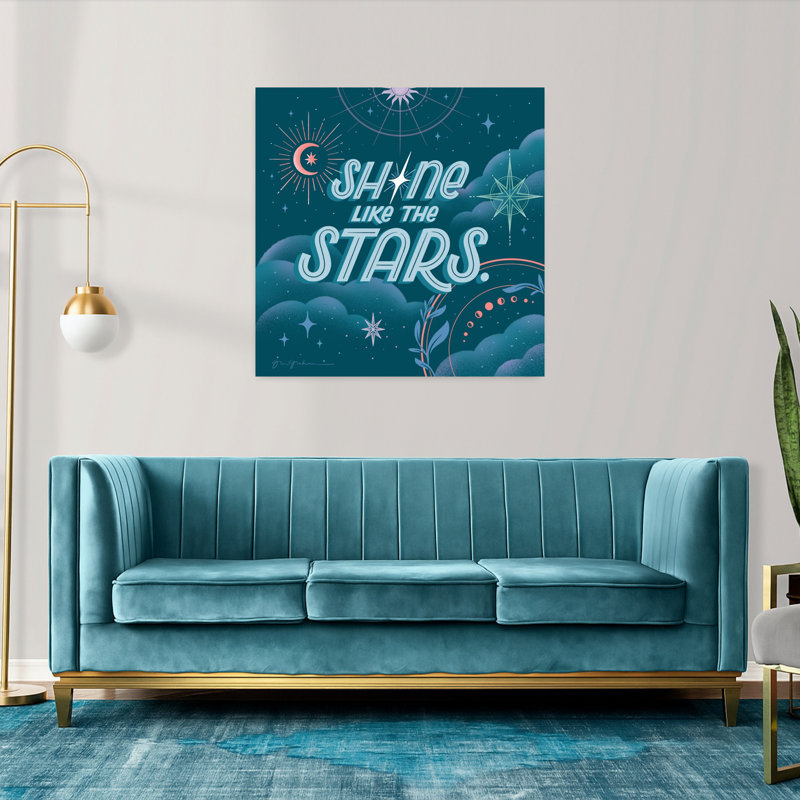 Celestial Dreams IV, art contemporain contemporain, paysage abstrait, H 36 po x l 36 po