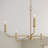 Ilia 5-Light Brushed Gold Chandelier-127380305