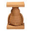 Table de bout pingouin bali & pari Pembroke - Table d'appoint sculptée en rotin tissé à la main avec base plateforme