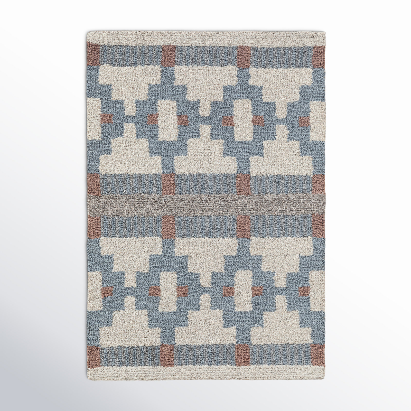 Elsey Hand Tufted Wool Rug, Rectangle 2' x 3'