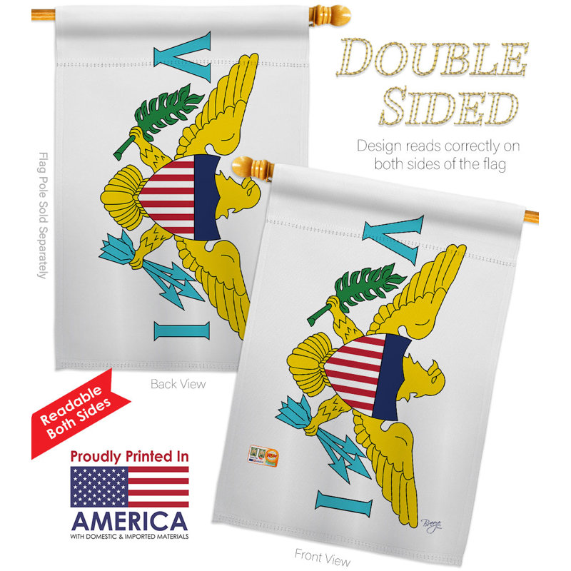 Ensemble de drapeaux en polyester 2 côtés 40 x 28 po