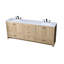 Meuble-lavabo double 84 po en bois de manguier 84 po