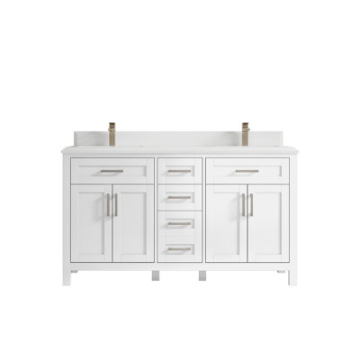 Ensemble de meuble-lavabo double 60 po