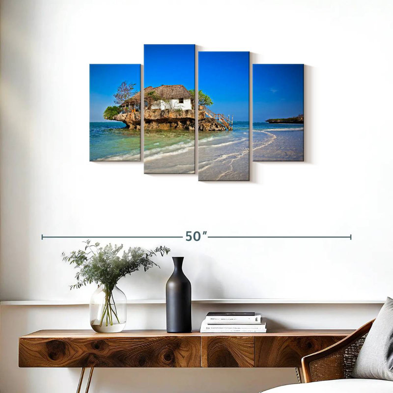Overwater Beach Hut, H 22 po x l 36 po
