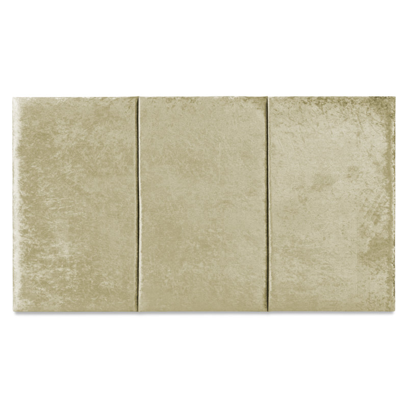Franek Upholstered Headboard, Small Single (2'6), Crushed Champagne
