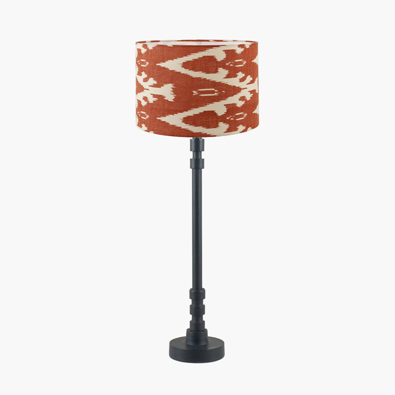 Benis Metal Table Lamp, Orange