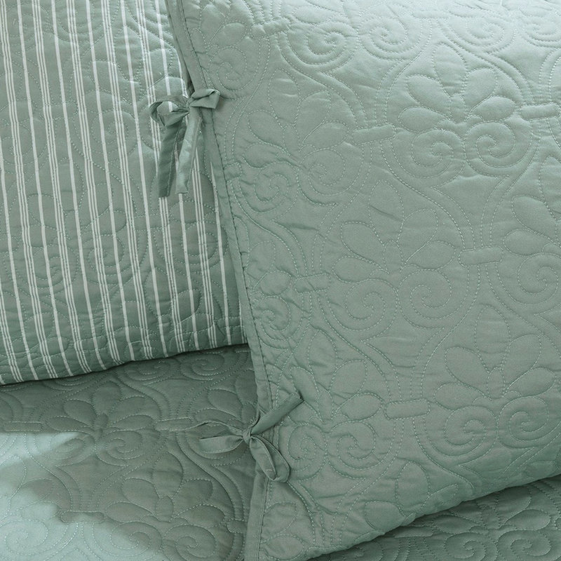 Housse de lit de jour 6 pièces pour lit simple - avec housse, taies décoratives et coussin décoratif