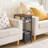 Skinny End Table with Charging Station