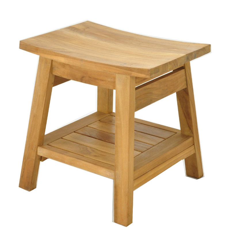 Wilcox 18'' W Teak Shower Bench