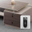 Bureau 78,74 po moderne en forme de L en bois manufacturé brun-1714394093