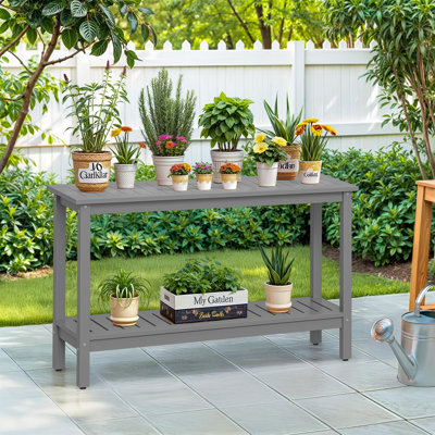 All-Weather Patio Bar Table Entry Console Table