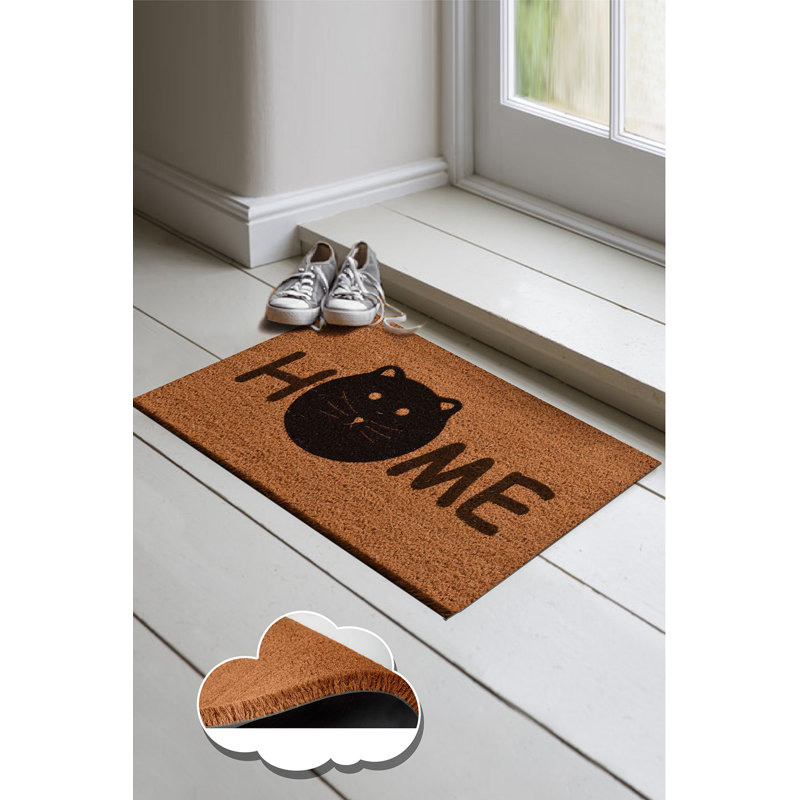 Tapis de porte d'extérieur antidérapant Vicky 24 po x 16 po